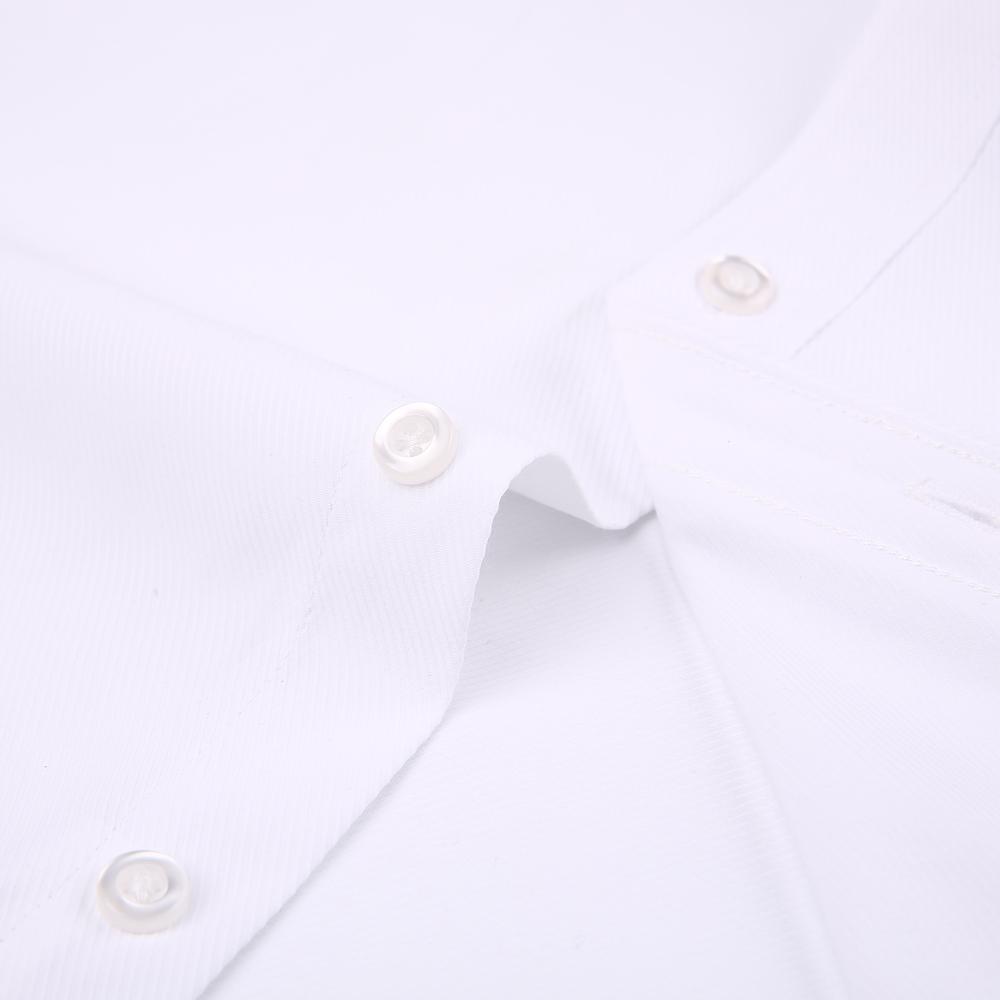 Men's Elegant French Cuff Spread Collar Striped Dress Shirt with Chest Pocket for Formal Business Wedding, Free Metal Cufflinks Included