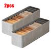 1/2/4pcs Drawer Wardrobe Storage Organizers Cabinet Drawer Clothes Storage Box for T-Shirts Jeans Underwear Pants Organizer Box
