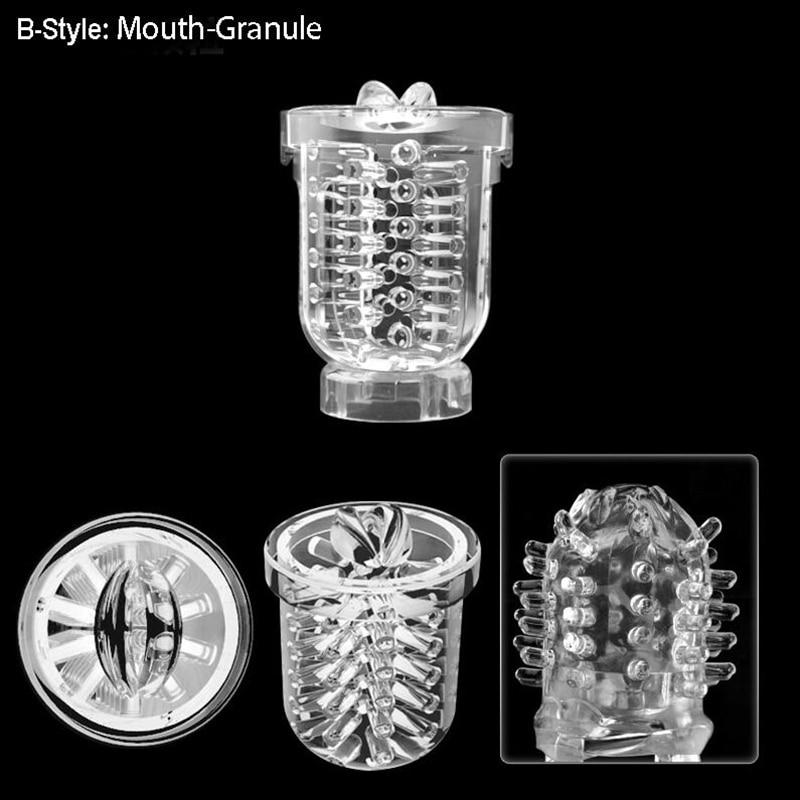 Male Masturbator Inner Replacement Cups for Easy Love Air Sucking Male Masturbator Oral/Vaginal/Anal