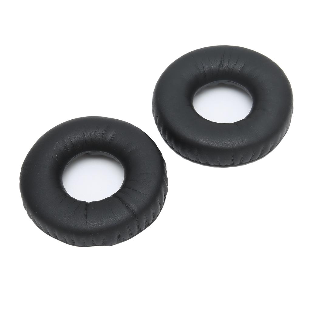 Lot de 2 coussinets d'oreille de rechange pour casque Sennheiser HD25, noir
