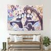 Nekopara Chocola  Vanilla Anime Tapestry  Cute Maid Catgirl Soft Fabric Wall Decor for Bedroom Living Room Balcony Indoor