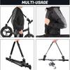 Ski Carrier Strap Ski Strap Shoulder Adjustable Ski Rod Transport Handle Adjustable Shoulder Carrier Lash Handle Straps