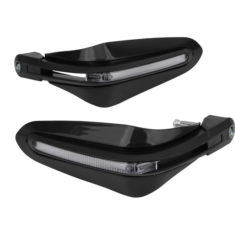 Motorcycle Hand Guard LED Turn Signal Lights Handguard Covers For Most Diameter Handlebar ATV Enduro Motocross Scooters Moped