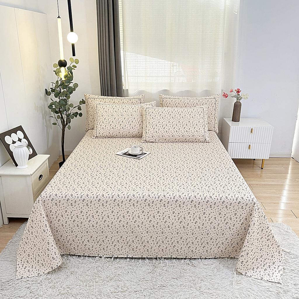 Haushalt doppelt verdickt altes grobes Tuch Bettlaken Einzelstück Baumwolle Steppdecke Laken Studentenwohnheim Einzelbett reine Baumwolle