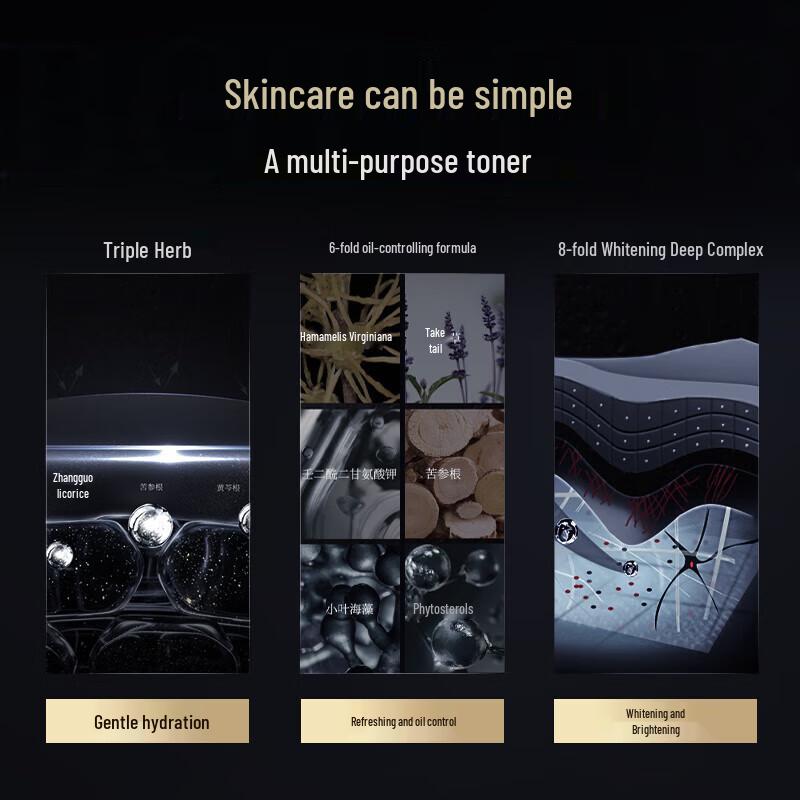 Hefengyu Men's Whitening & Anti-mite Cleansing Set