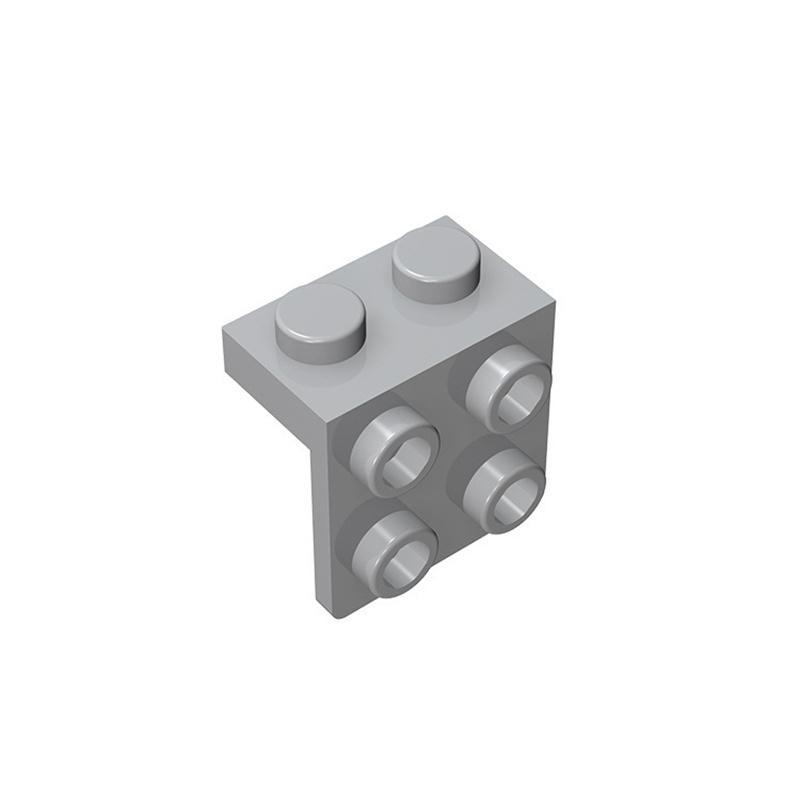 

10PCS 44728 Bracket 1x2-2x2 Constructing Blocks Moc 2+4 Right Angle Parts Works With featuring Bricks Children Assembly Toys 10PCS
