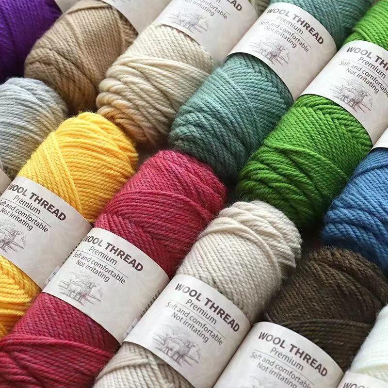 Soft Alpaca Wool Chunky Yarn for Hand Knitting Sweaters, Scarves, and Hats