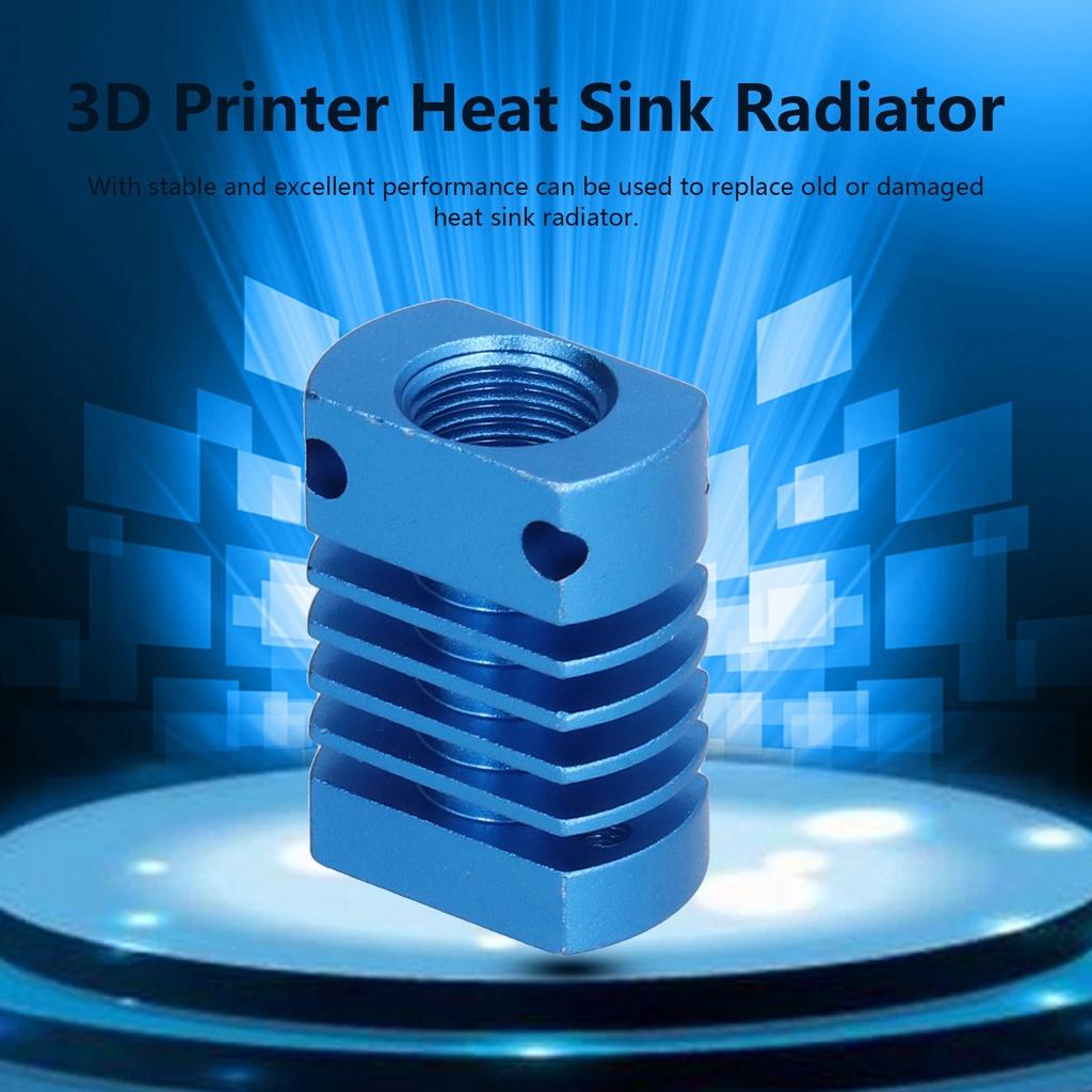 5 ks Chladič 3D tiskárny Hliníková slitina Rozptylový blok Extruder MK10 E3DV6