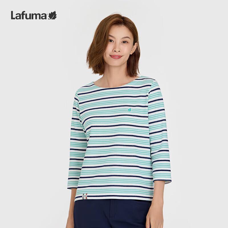 Lafuma Women's Quick-Dry 3/4 Sleeve Striped T-Shirt