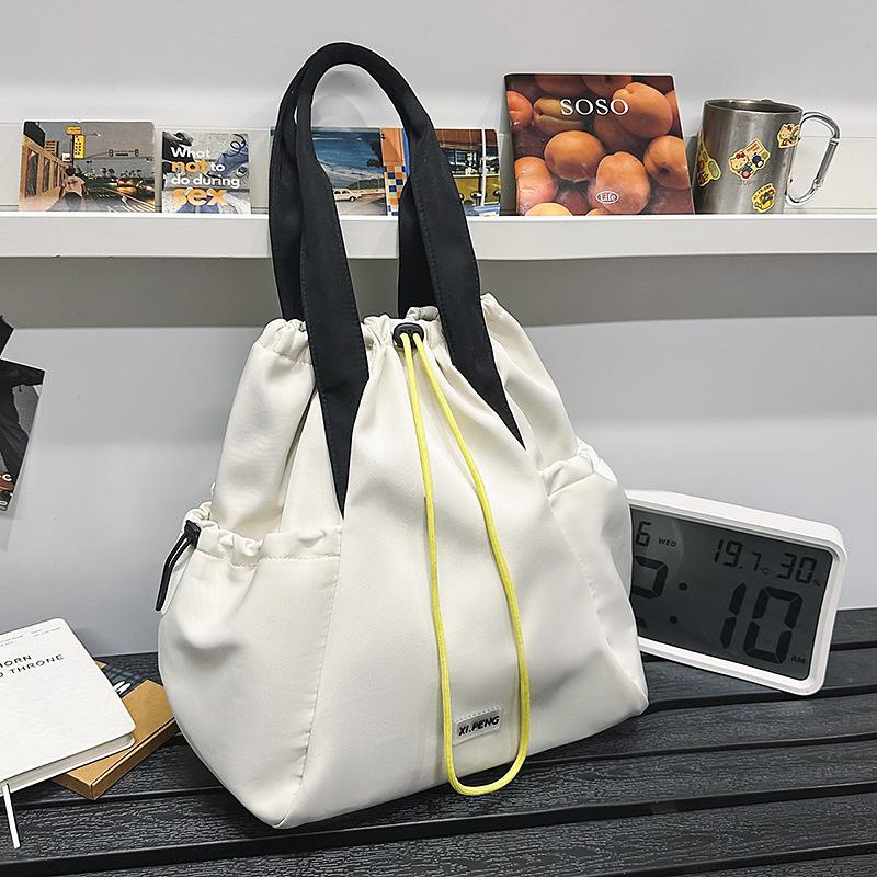 Fashion new bundle drawstring backpack men's nylon bag college students outdoor sports travel backpack school bag women