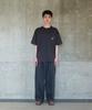 Holliseon Lawrence Short Embroidery T-Shirt Black