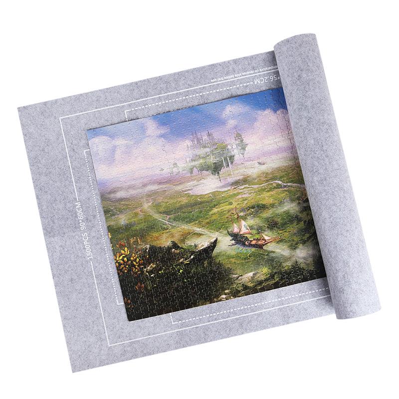 Universelles Filz-Puzzle-Matten-Set für Erwachsene - Hält 1000, 1500, 2000 Teile