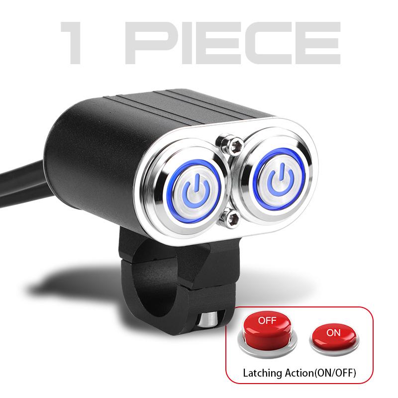 

2/3 Button Motorcycle LED Head Fog Light Headlight Switch On-off Switch For Motorbike Dirt Bike Scooter 22mm 7/8 Handle Bar 2 Button Switch