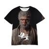 Wukong Cartoon Game 3D Digital Printed Loose Casual T-shirt