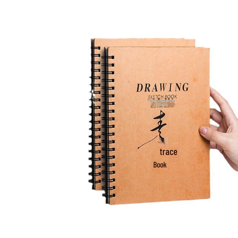8K Art Student A4 Drawing Book | Blank 16K Hardcover Spiral Sketchbook for Kids