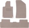 Tapis de sol en velours beige pour: Peugeot 508 I berline, break, SW, RXH (2010-2018)