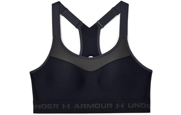 Under Armour Crossback Tank Tops Women s Black Racerback 1355109-001 32B