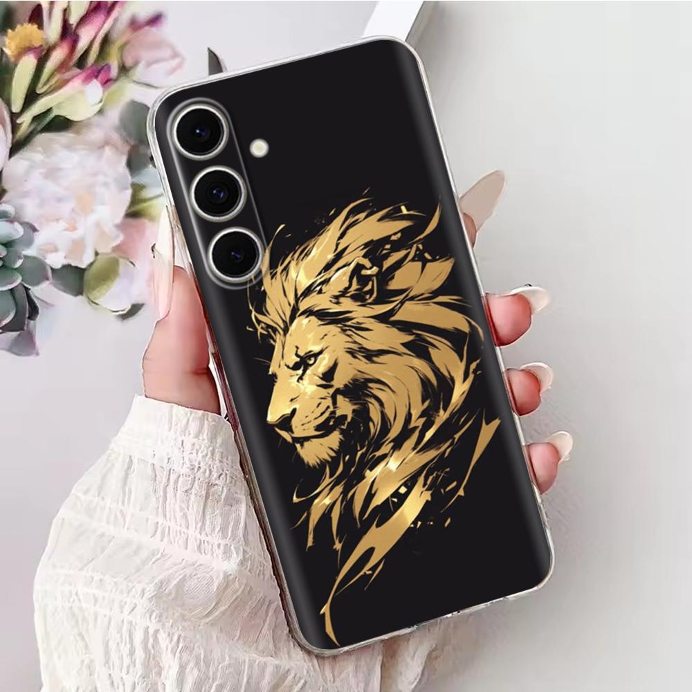 Hülle Für Samsung Galaxy S24 FE Hülle Lustige Tiere Weiches Glattes Flüssiges Silikon Hochwertige Abdeckung Für Galaxy S24 FE SM-S721B 6,7"