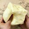 1 szt. Kostka sera Jumbo Piłeczka antystresowa Duży kształt sera Piłeczka do ściskania Nieodbijająca się Zabawka Fidget ASMR Sensoryczna Anty-stresowa Prezent Festiwalowy