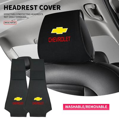 1 stuks Autostoel Rugleuning Hoofdsteun Kussen Stofdichte Hoes voor Silverado Impala Malibu Equinox Cruze Camaro Blazer Aveo