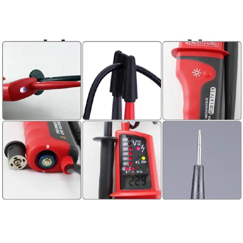 UNI-T UT15C Waterproof Digital Voltage Meter 0V~690V AC/DC Voltage Testers LCD Display Auto Range Phase Rotation voltage tester