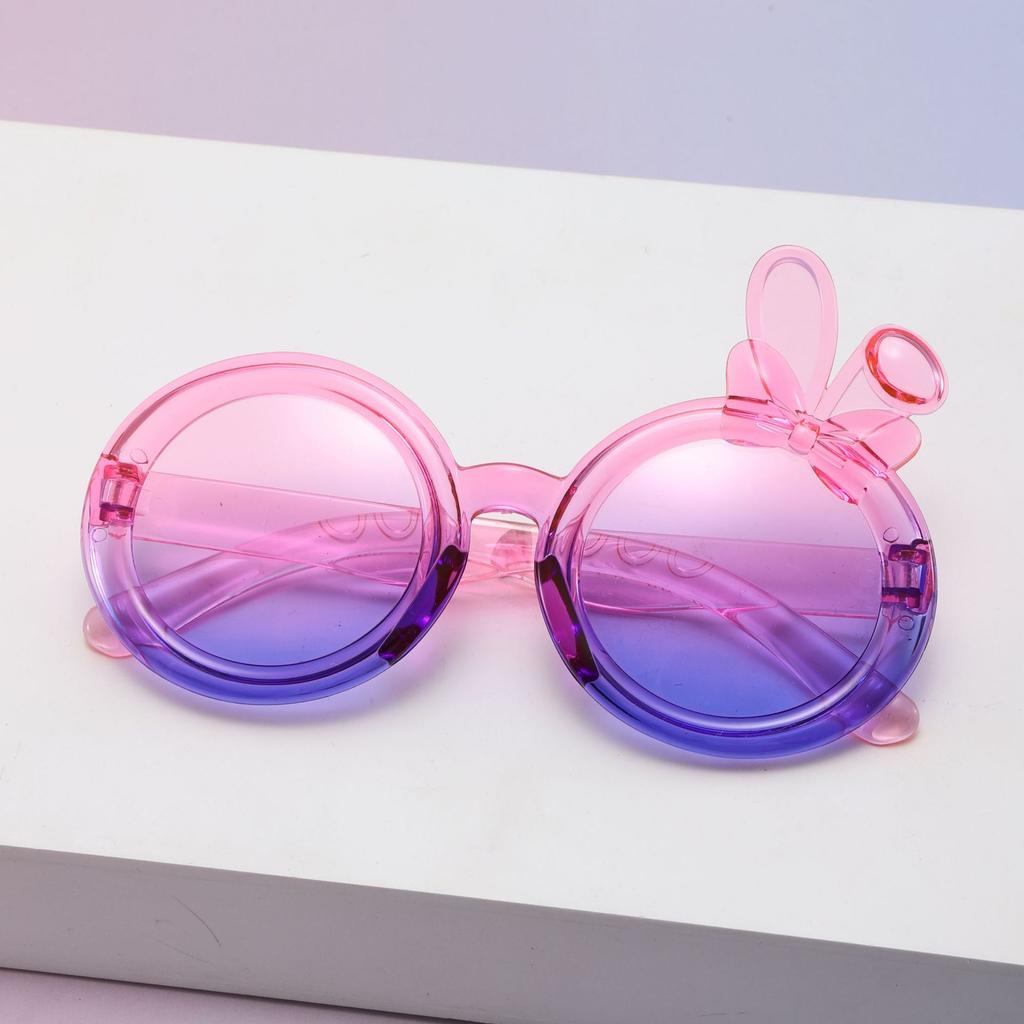 Children'S Fun Cartoon Children'S Sunglasses Bow Decoration Children'S Glasses Uv-Proof Baby Sunglasses