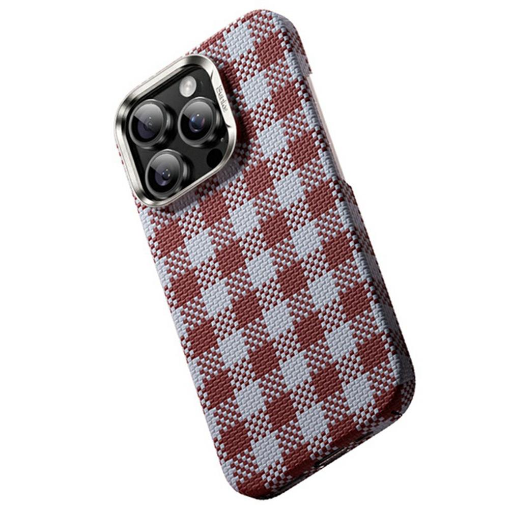 BENKS C1 For iPhone 16 Pro Case Aramid Fiber Grid Weave Phone Cover Compatible with MagSafe