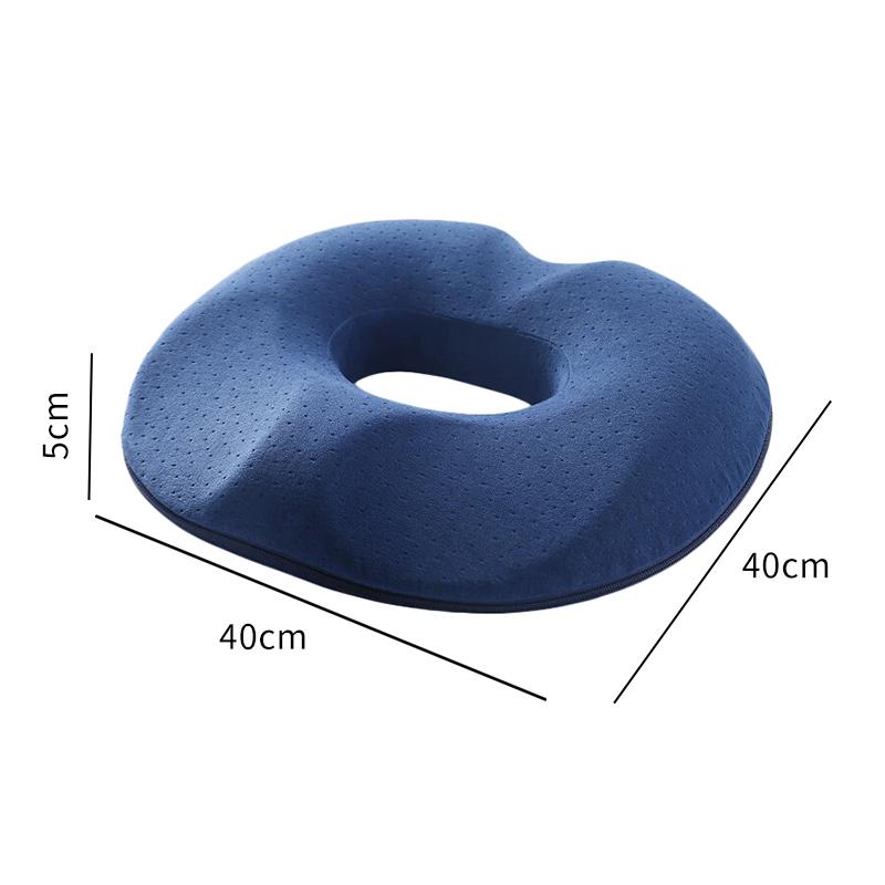 Memory Cotton Office Seat Cushion Postoperative Male and Female Tailbone Decompression Cushion for Hemorrhoids