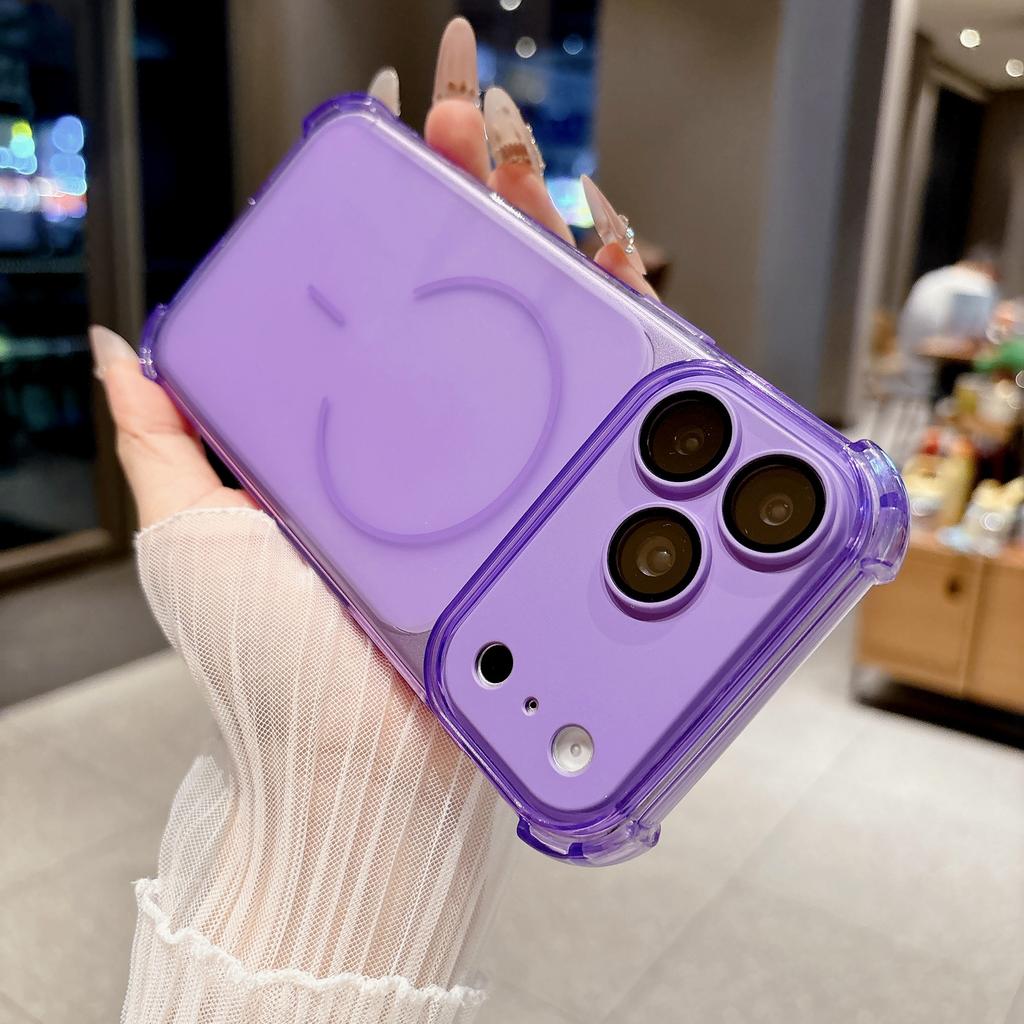 Four Corners Anti-drop Suitable for iPhone18promax Mobile Phone Case Lens Removable Apple 13 Color Transparent TPU Soft Case
