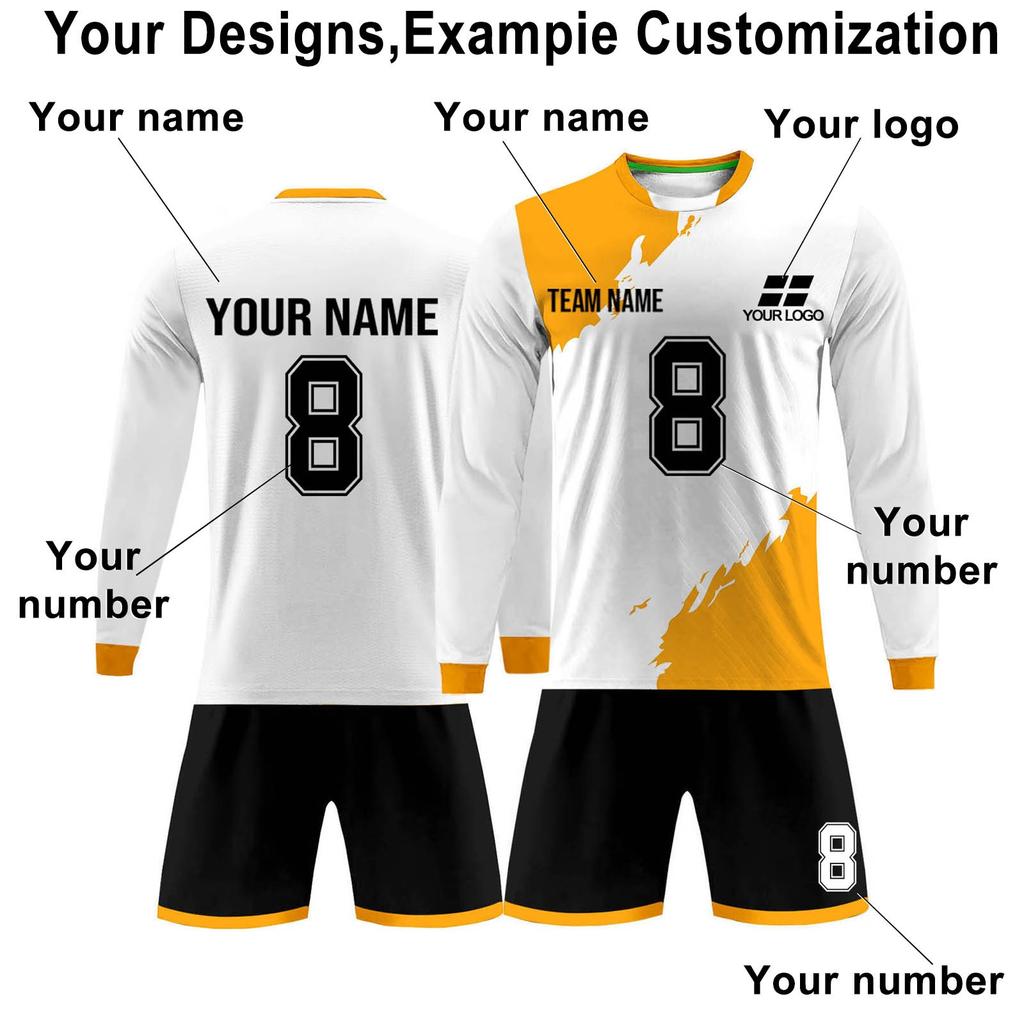 Kit de camisas personalizadas masculinas meninas com número de nome camisas de futebol personalizadas para meninos terno de treinamento