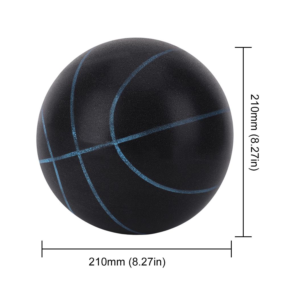 Kids Bouncing Mute Basketball 18/21/24cm Indoor Squeezable Silent Basketball Lightweight Small Basketball Hoop Bounce Football