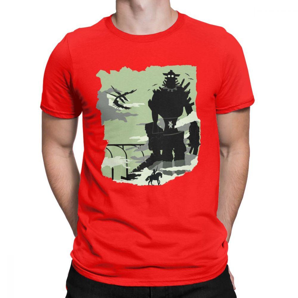 Silhouette Of The Colossus Tshirt Men Shadow of the Colossus Humorous Cotton T Shirt 2021 Clothes
