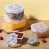 RuHan Rectangular Transparent Microwave & Refrigerator Food Storage Container Set (3 x 1900ml)