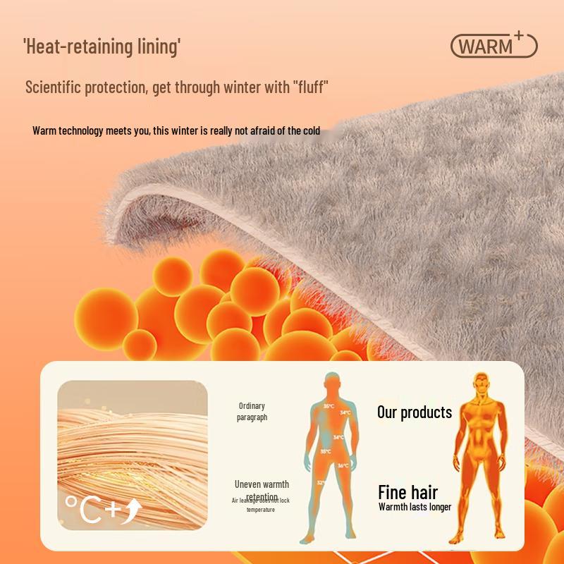 MINISO Men's Winter Warm Fleece-lined Casual Straight Leg Pants