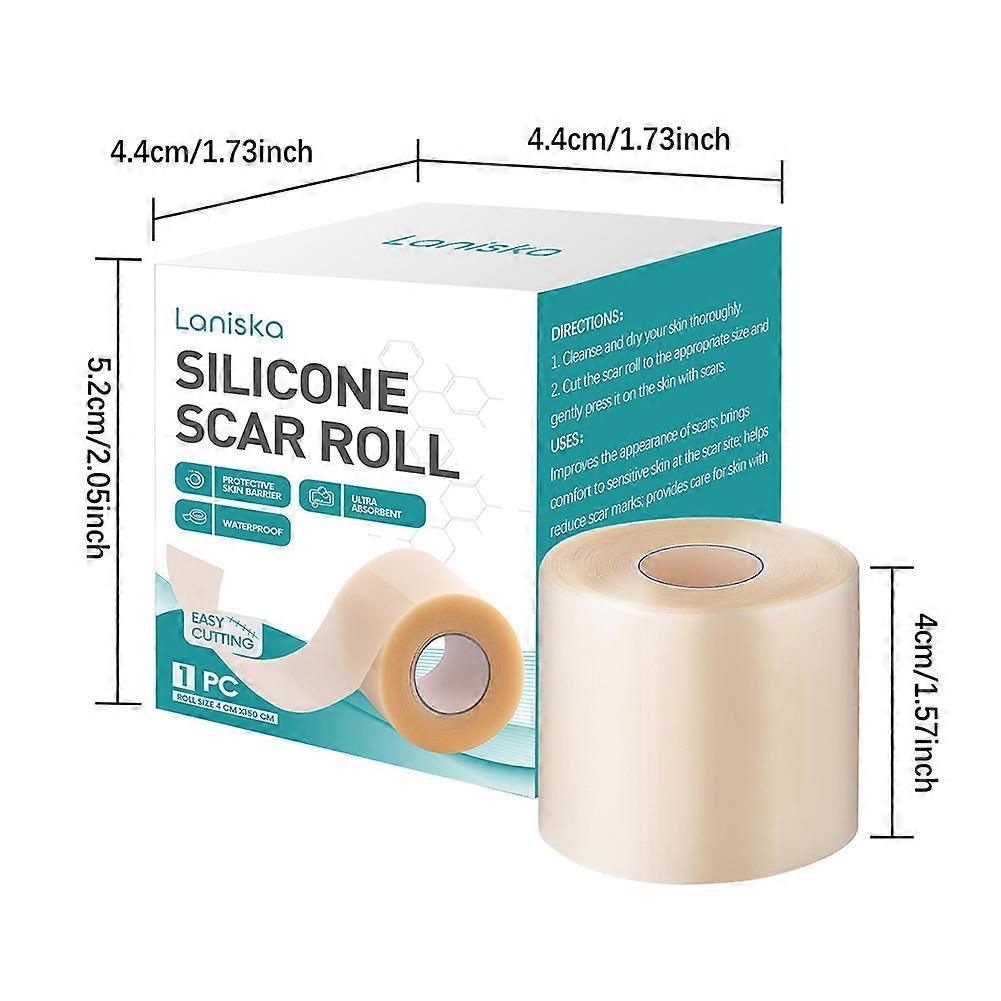Silicone Scars Roll Hydrocolloid Roll for Scars Care Waterproof Invisibles Self-Adhesive Hydrocolloid Patch Bandages