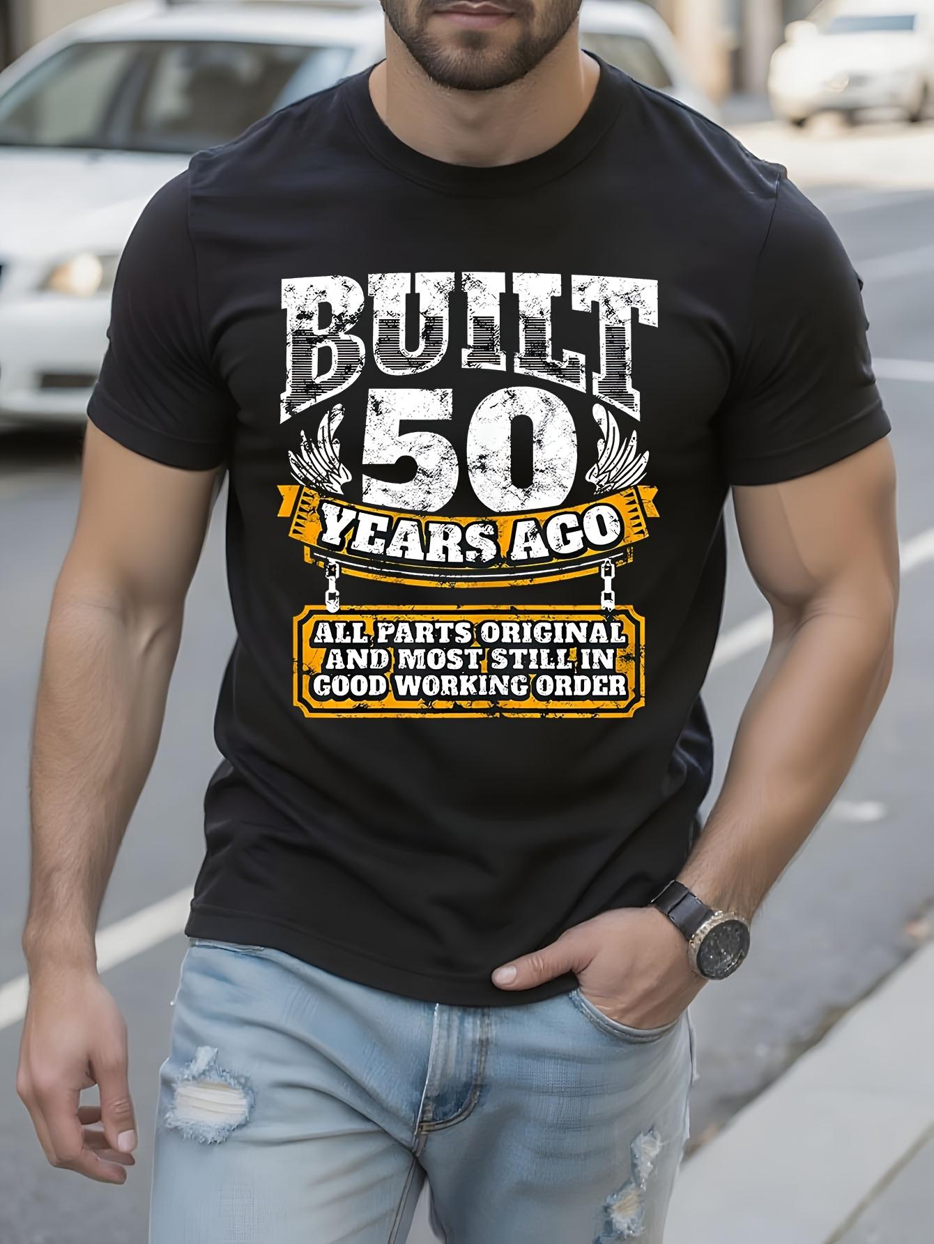 50th Birthday Celebration Tshirt Comfort Fit Short Sleeve... S