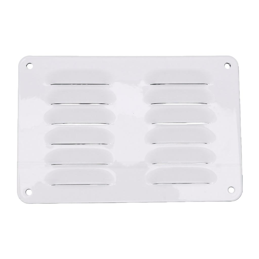 Air Vent Cover 15x10cm White Aluminum Alloy for RV Travel Trailer Home Kitchen Wall Ceiling Air Return Grille