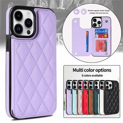 Luxury Flip Leather Phone Case for Samsung Galaxy S23 Ultra S22 Plus S21 FE S20 Note 20 10 A54 A14 iPhone 14 13 12 11 Pro Max Wallet Card Slot Cover