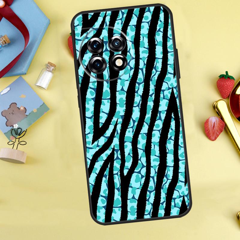 Animal Pattern Zebra Print Cover For OnePlus 13R 13 12 12R 11 10 Pro 8T 10T OnePlus Nord 4 CE 2 3 Lite N30 N10 N20 Case