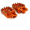 CNC T7 7075 Aluminum MX Foot Pegs Footpegs Rest Pedals - 16-17 125-300 SX/SX-F EXC/EXC-F XC/XC-F/XC-W TX/FX 16-17 125-400 TC FC TE FE TX