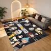 Soul Eater Living Room Nonslip Area Rug Soft Carpet For Bedroom Game Playroom Sofa Office Home Decor Doormat Christmas Gift C930537