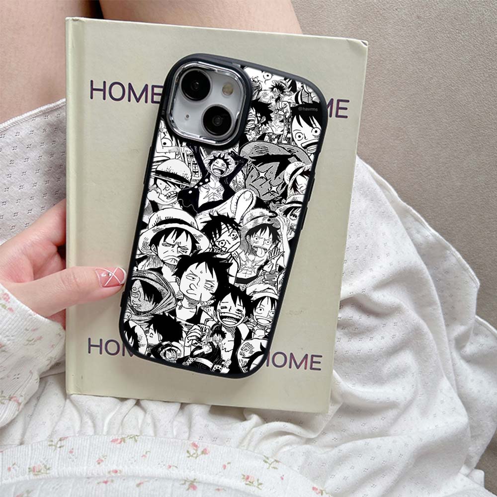 

Для iPhone 13 14 15 Pro Max Samsung Galaxy A14 A15 A24 Xiaomi 13T Redmi 12C Мягкий пухлый чехол для телефона A28 One Piece Луффи Аниме ТПУ Силиконовый чехол Xiaomi 12X