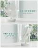 for Night Tillmulya Compact Rechargeable Desk Fan with Automatic 4 Wind Speed Quiet LED Powerful DC Compact USB Mini Desk Fan for and Outdoors [New