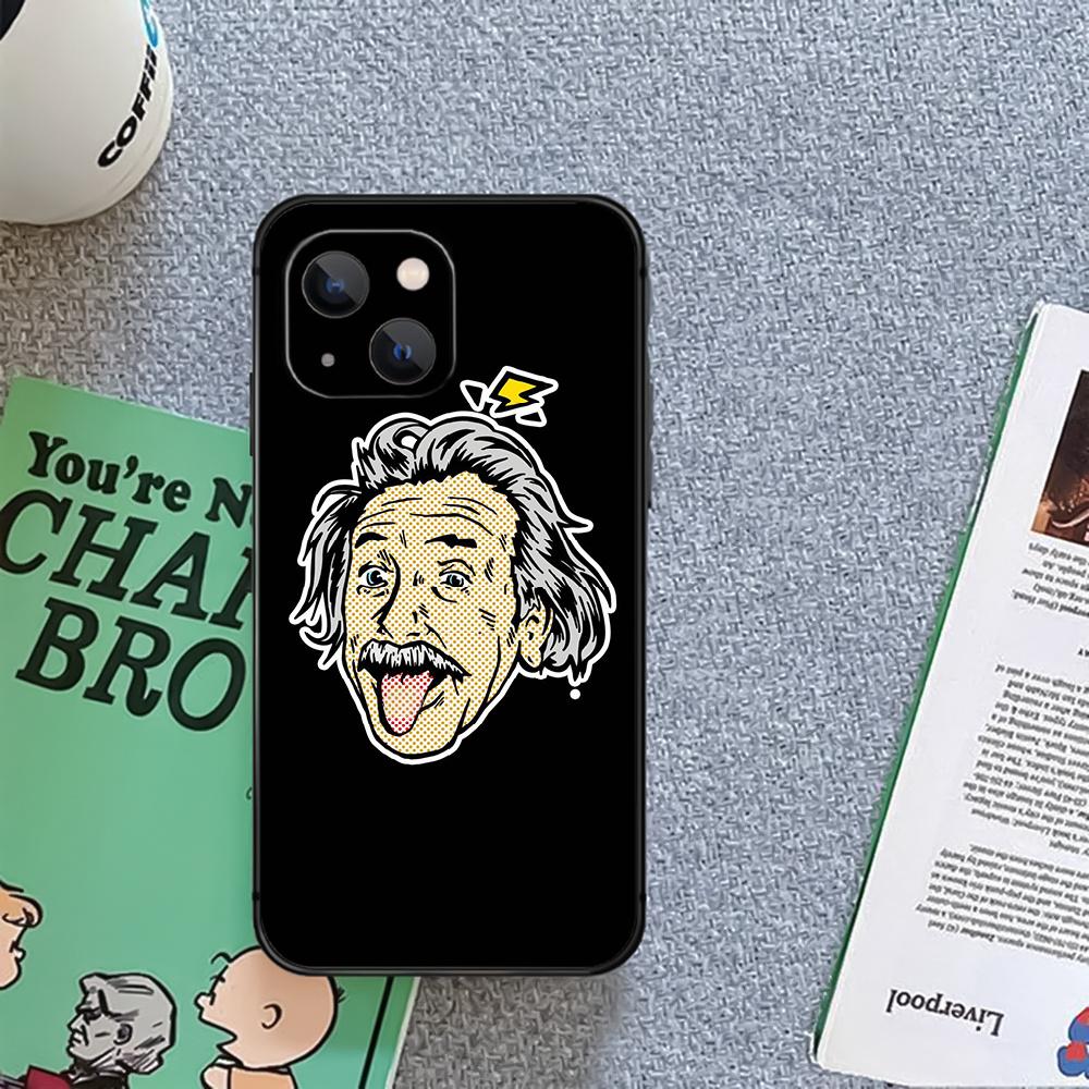 Einstein Genius Art Phone Case Cover Coque For Iphone Xiaomi Mi Samsung Galaxy Redmi Note A S 11 12 13 14 15 22 23 24 5G Pro Plus Max Fe Ultra