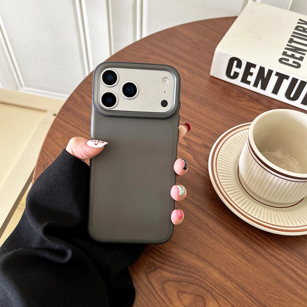 Carcasă Transparentă Culoare Bomboane de Lux Pentru iPhone Air 17 16 15 14 13 12 Pro Max Plus 16E Carcasă Moale din Silicon Mată Transparentă 16+