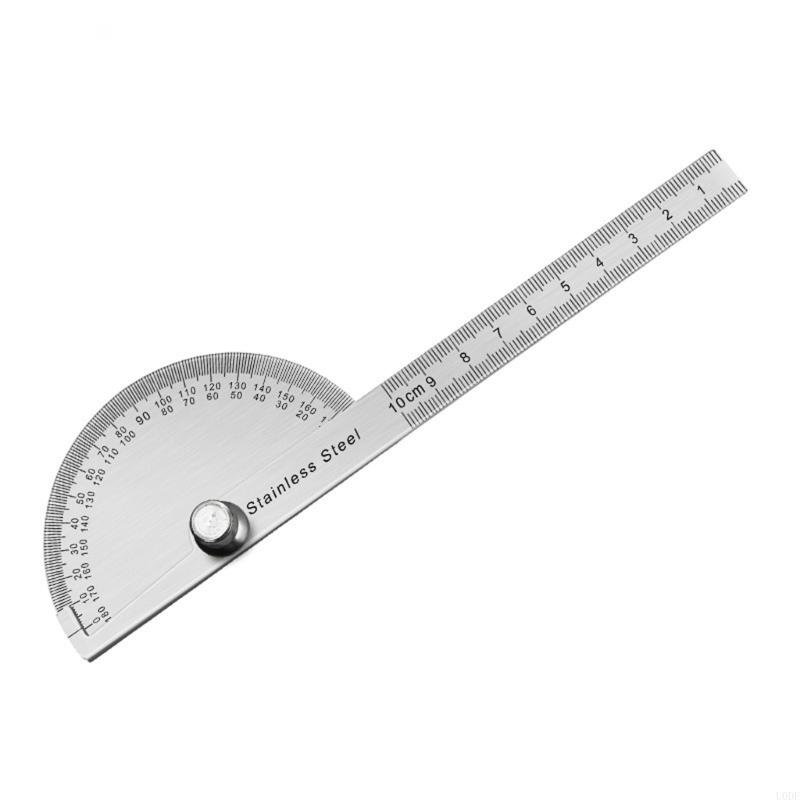 Protractors Stainless Steel 180 Degree Semi Circular Angles Ruler