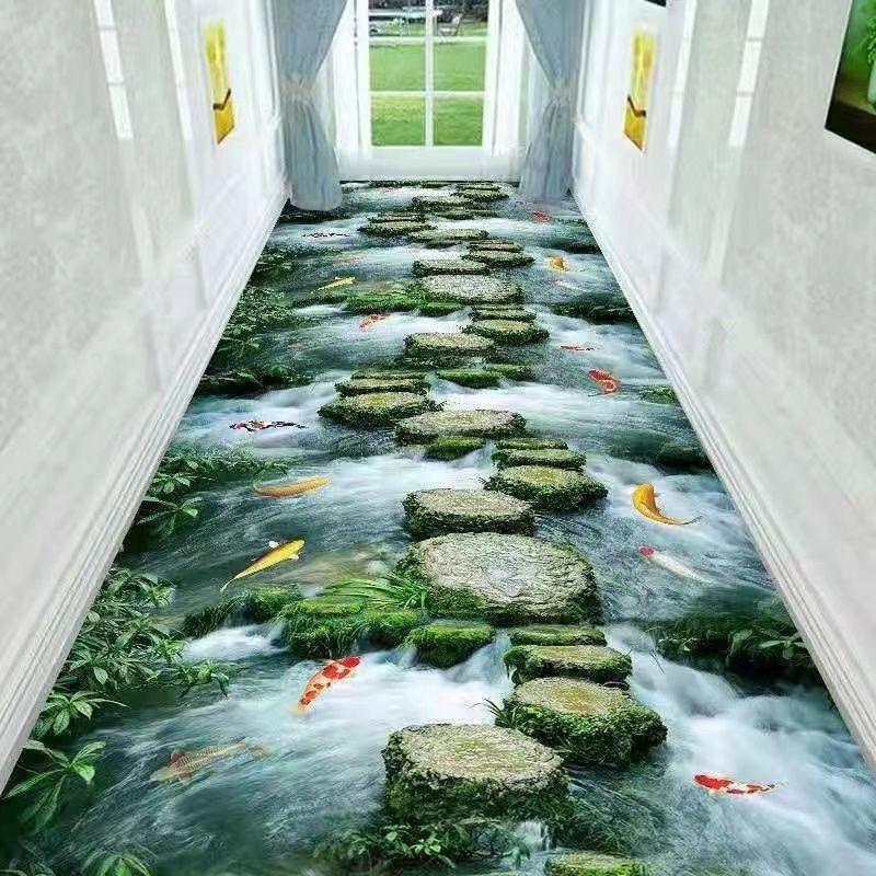 Corridor Carpet Long Hallway Area Rug Geometric Living Room Carpet Kitchen Aisle Mat Room Decoration Floor Mats