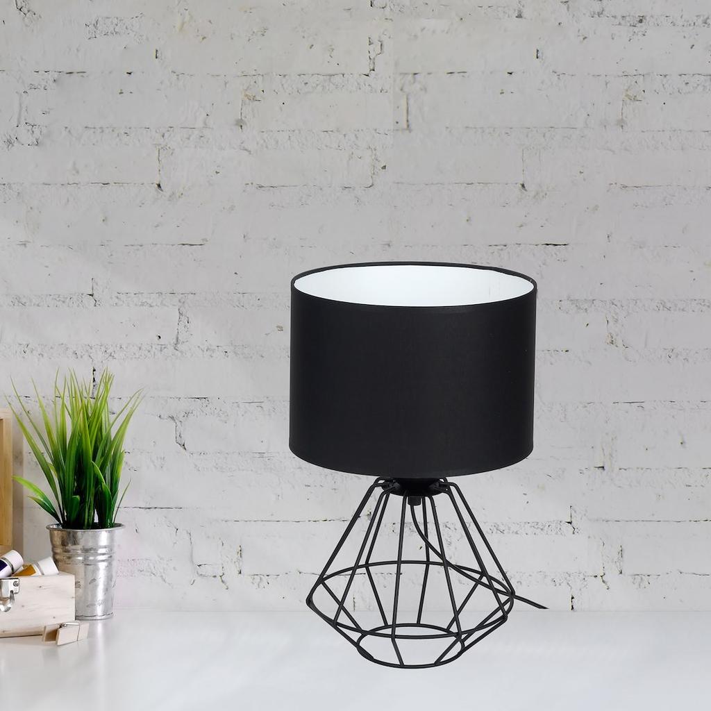 Lampa Stołowa Colin 1 E27 Czarny Milagro Mlp4792