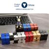 EN71 CPC Mini Metal Anti-Stress Relief Magic Puzzle Cube 2x2x2 Infinite Flip Sensory Toys Creative Christmas Gifts for Children