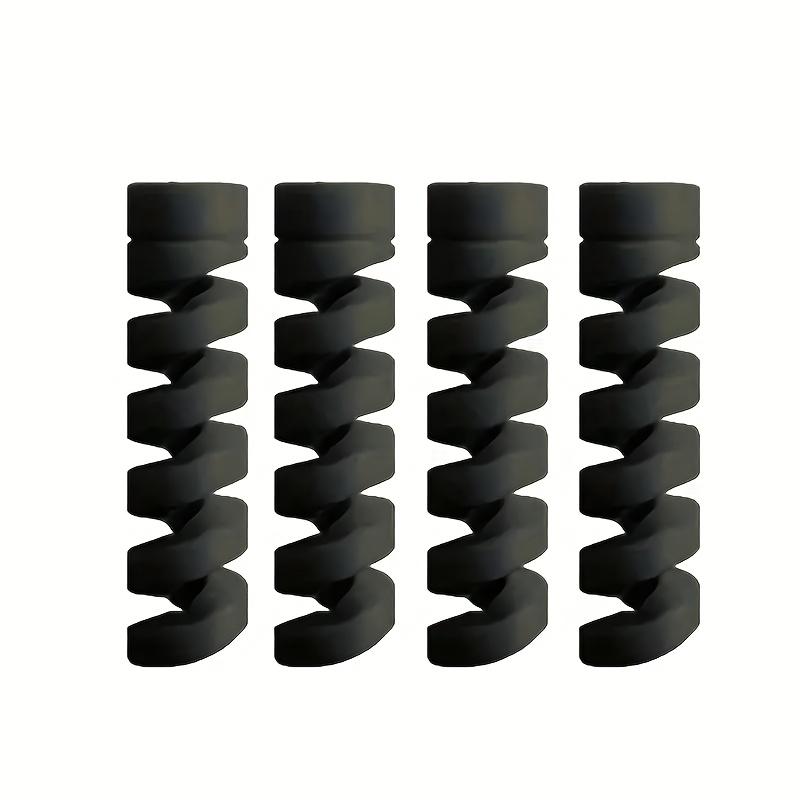 7pcs Silicone Cable Protectors-Durable,Flexible Spiral USB Cord Savers for Home & Office Use,Charger,Cable Cover,Office Desk